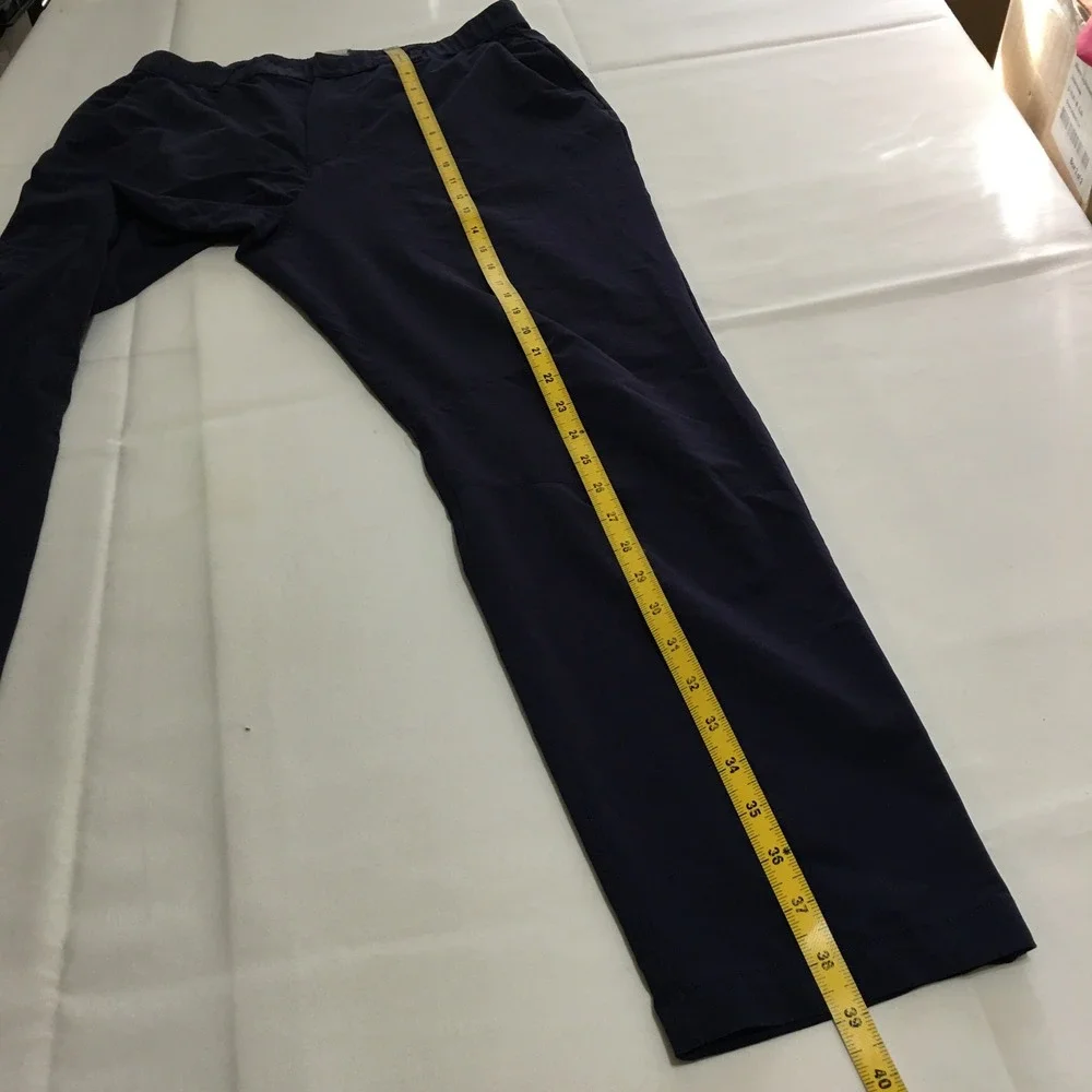Fabletics Active Pants Mens Medium Navy Blue Performance Athletic Trousers